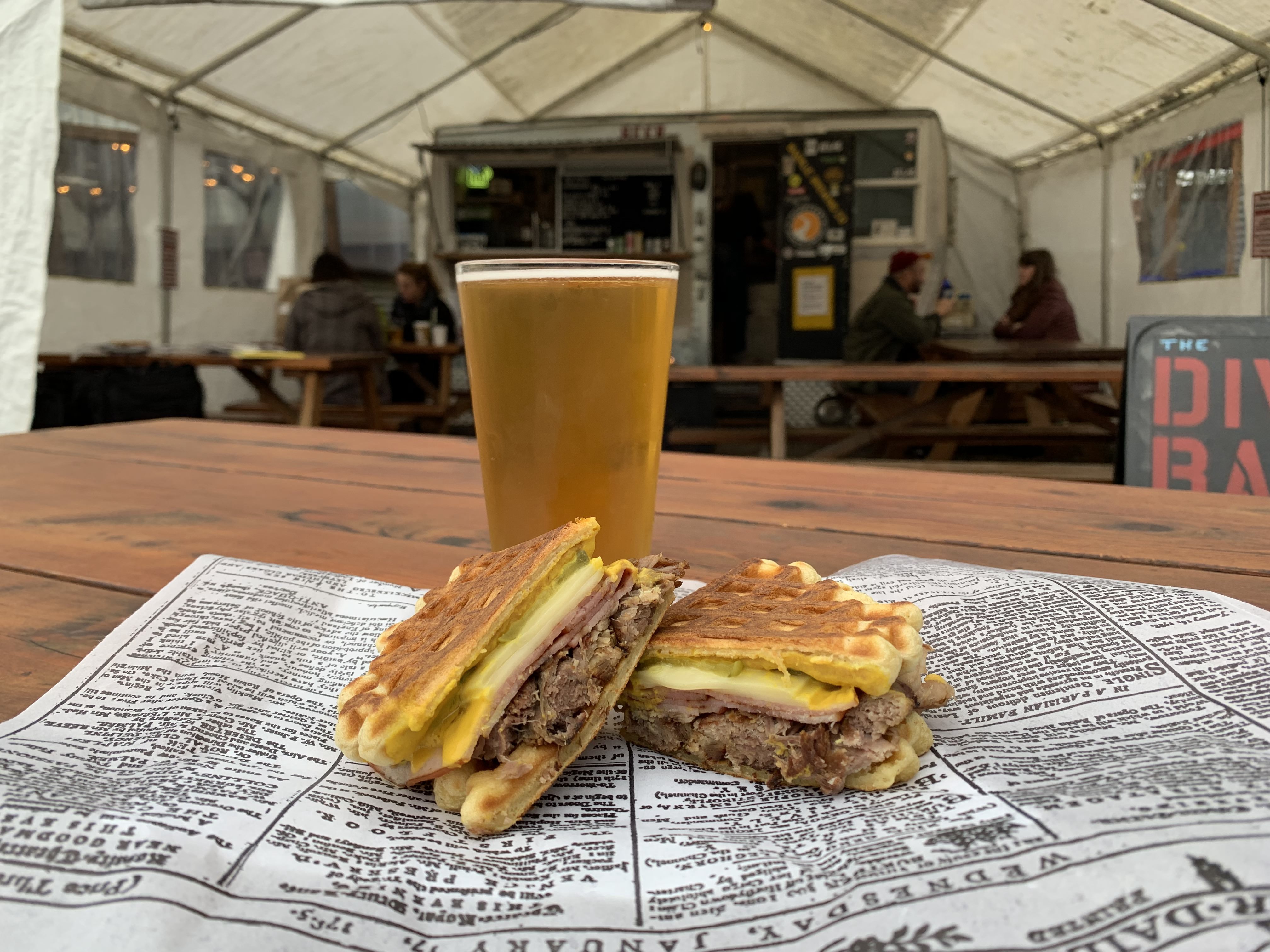 The Portland Press Food Cart - Culinary Treasure by Steven Shomler