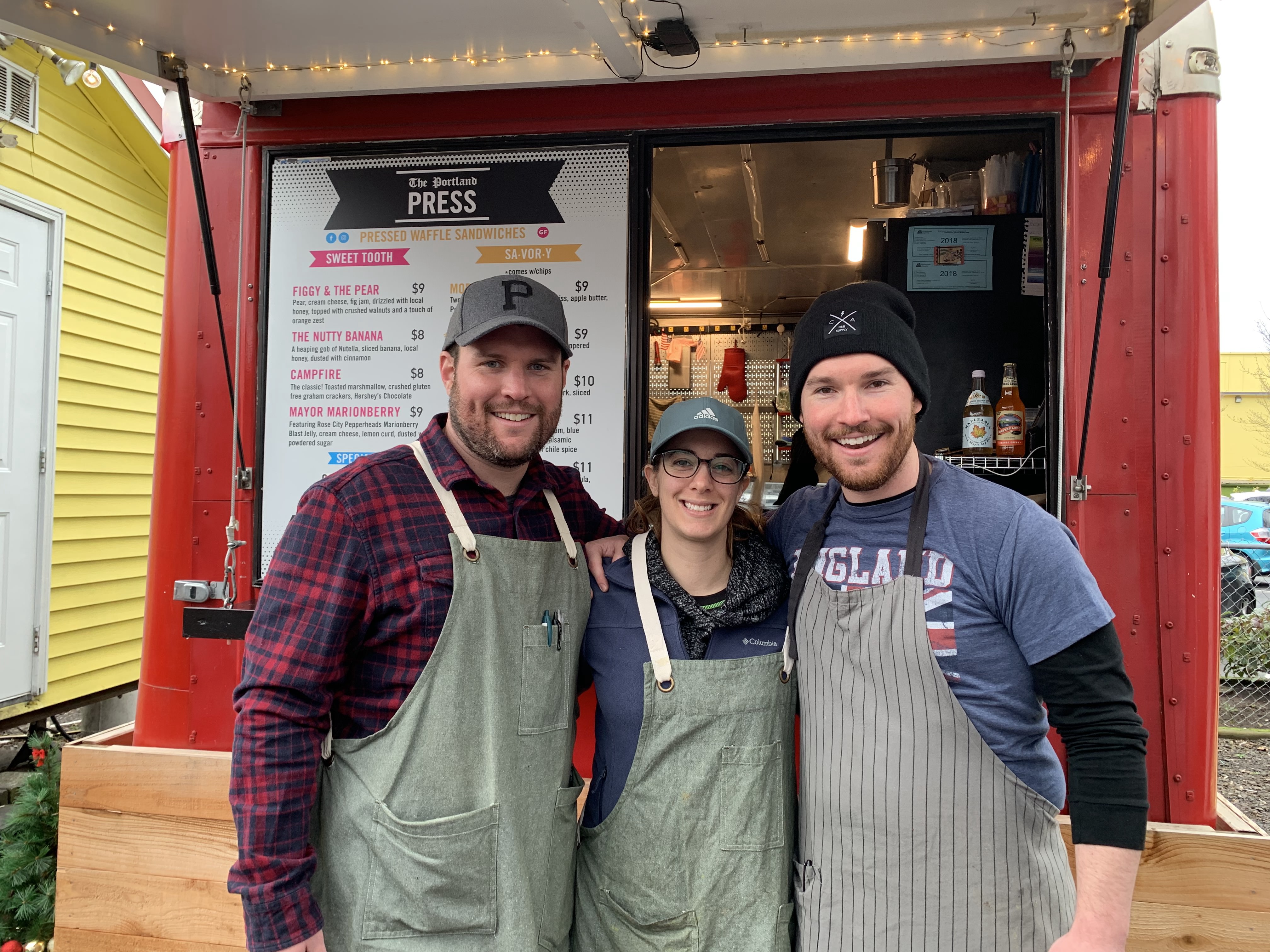 The Portland Press Food Cart - Culinary Treasure by Steven Shomler