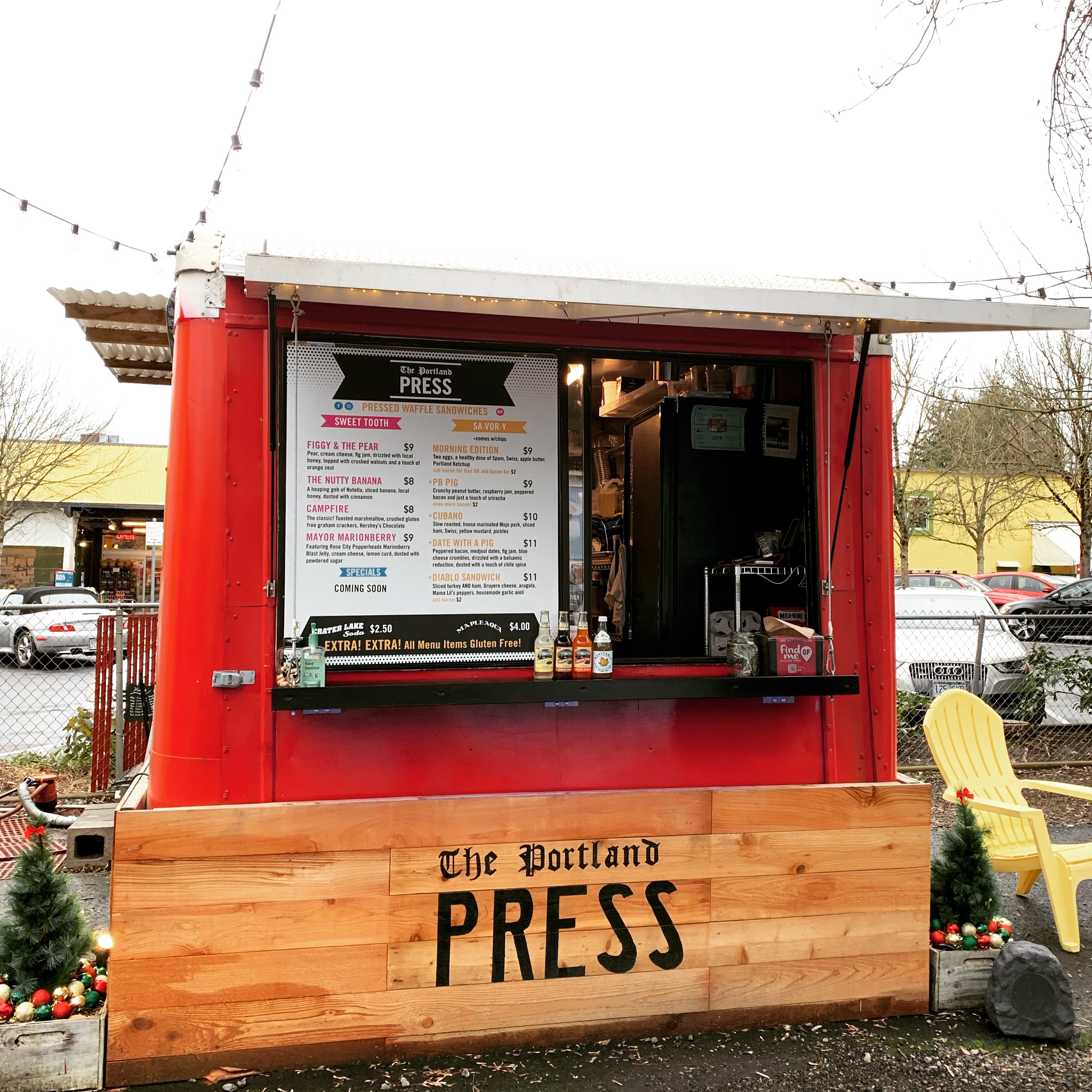 The Portland Press Food Cart - Culinary Treasure by Steven Shomler