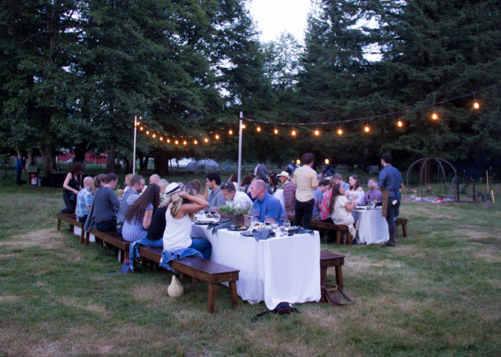 Wallow & Root Farm Dinner with Tournant and Piccone's Corner Photo by Steven Shomler