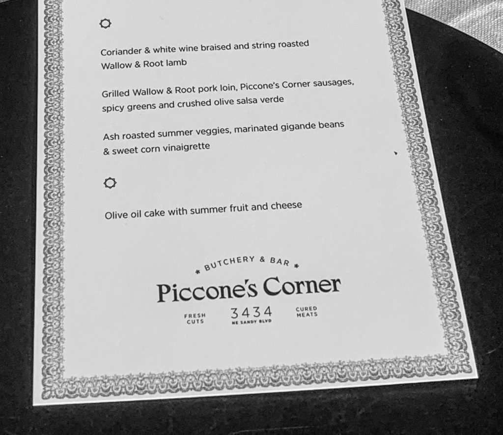 Wallow & Root Farm Dinner with Tournant and Piccone's Corner