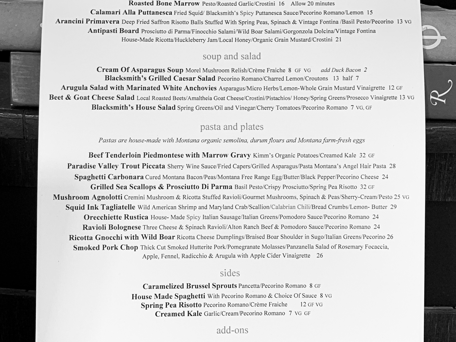 Dinner at Blacksmith Italian – A Truly Magnificent Meal by Steven Shomler Culinary Treasure Network 