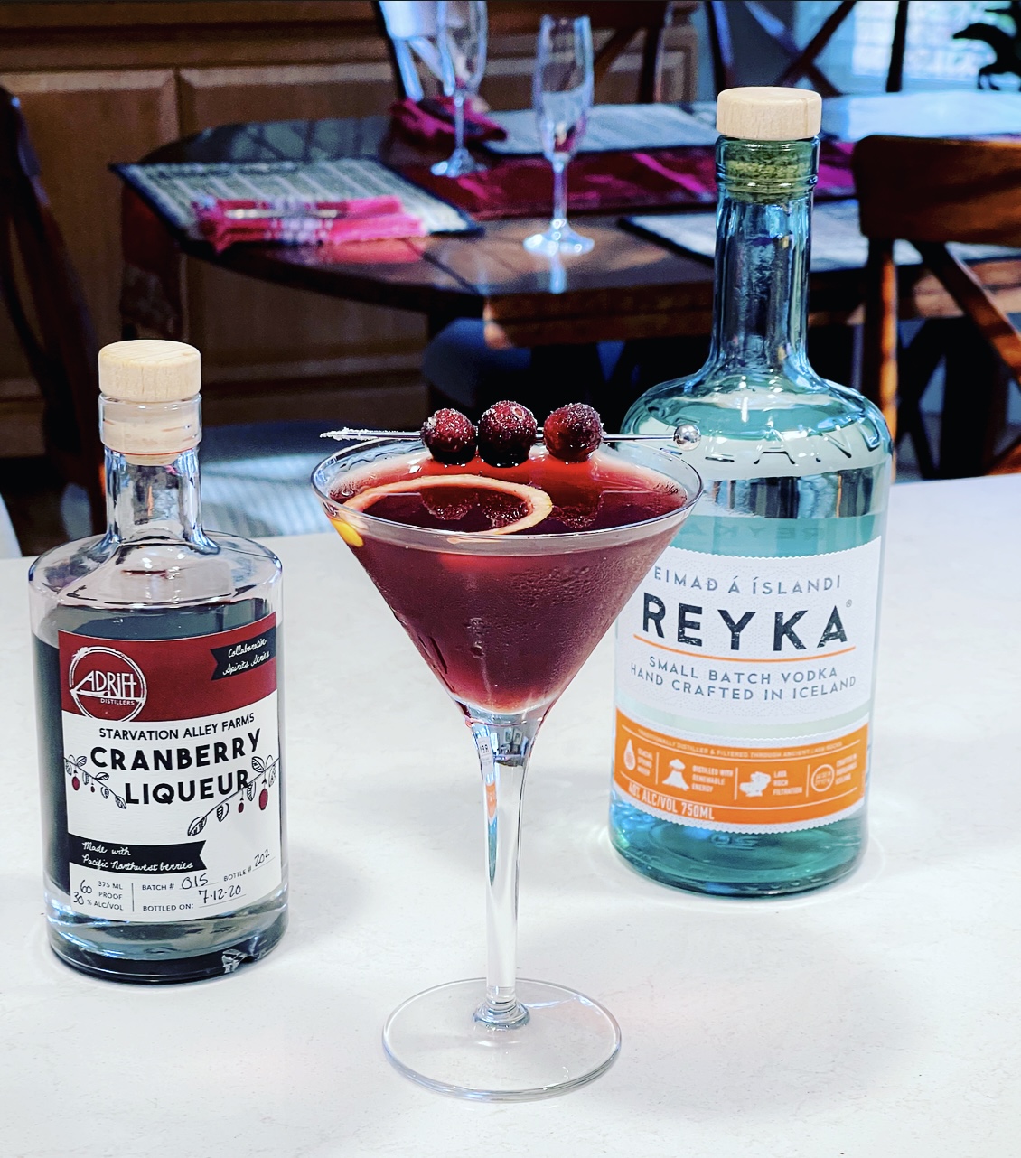 The Pacific Drift - An Exquisite Cranberry Martini By Steven Shomler The Culinary Treasure Network