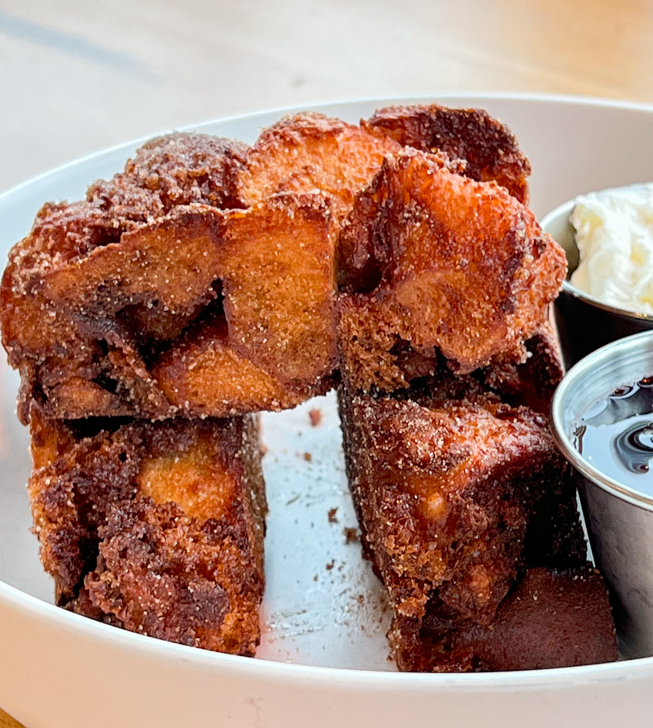 The Piccone Donut - A Culinary Gem! ~OR~ We Present to You - The Phenomenal Picconut! Photos by Steven Shomler Culinary Treasure Network 