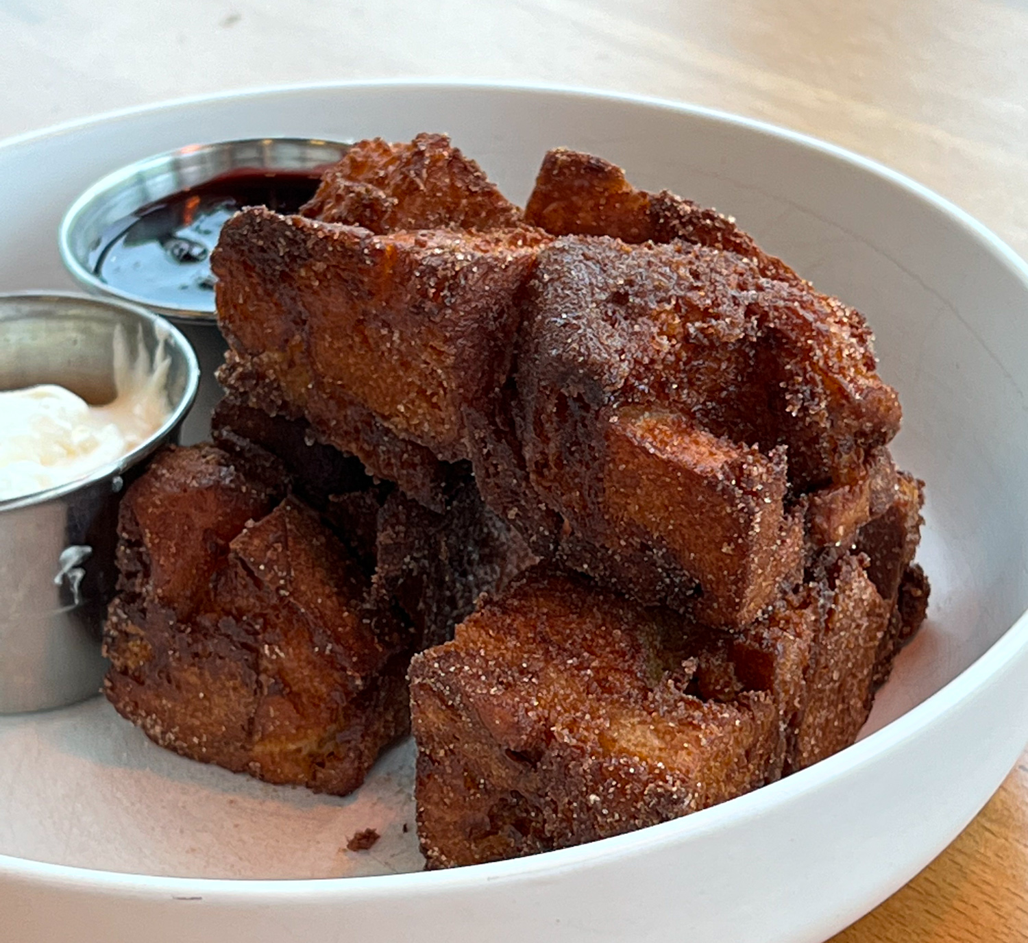 The Piccone Donut - A Culinary Gem! ~OR~ We Present to You - The Phenomenal Picconut! Photos by Steven Shomler Culinary Treasure Network 