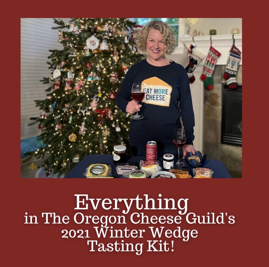 Everything in The Oregon Cheese Guild's 2021 Winter Wedge Tasting Kit!