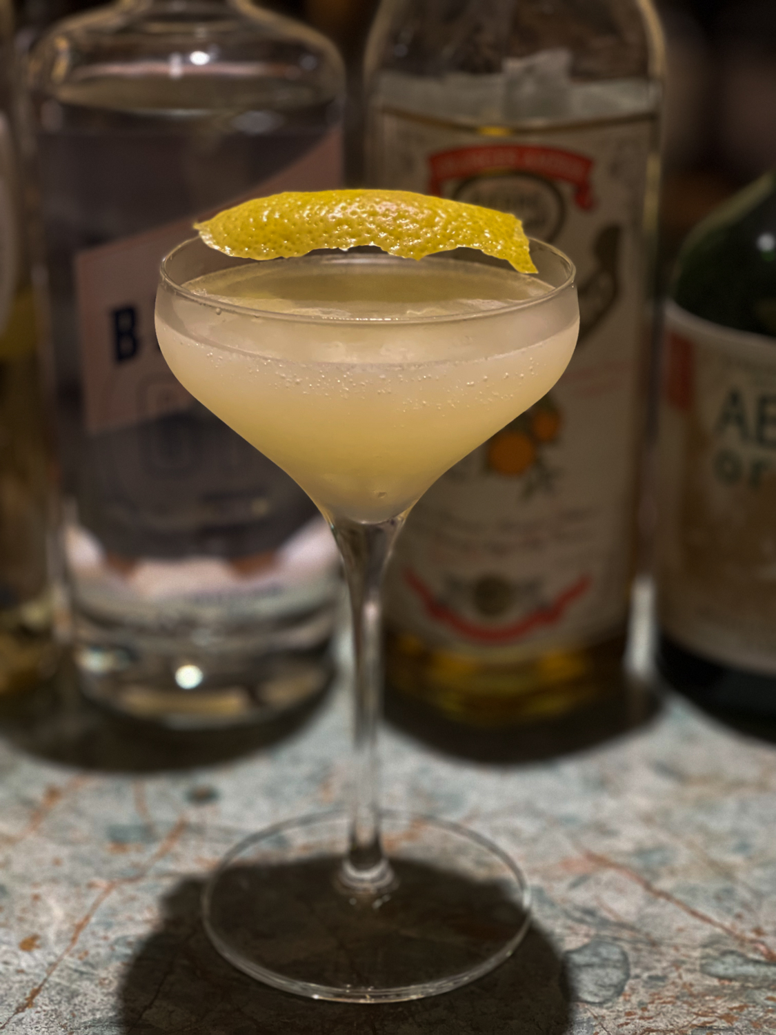 A Rush and a Push Cocktail created by Dan Marchese 