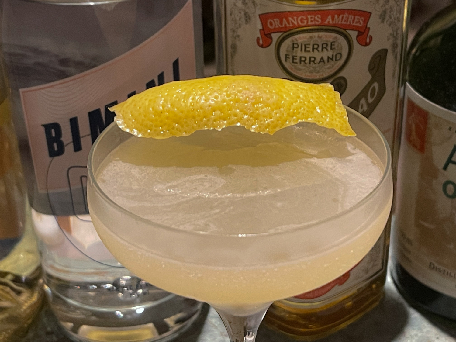 A Rush and a Push Cocktail created by Dan Marchese 