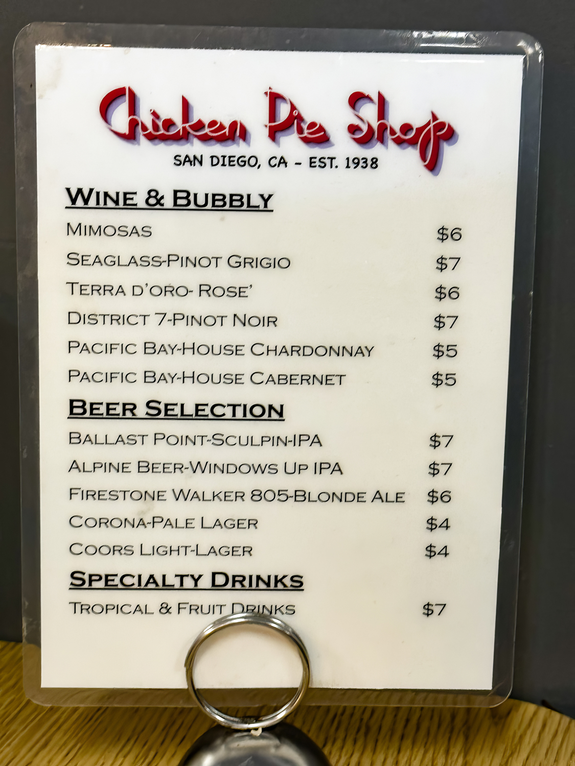 San Diego’s Chicken Pie Shop 