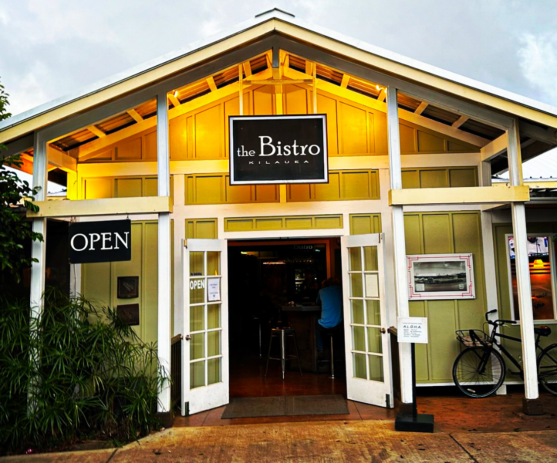The Bistro in Kilauea on the Island of Kauai
