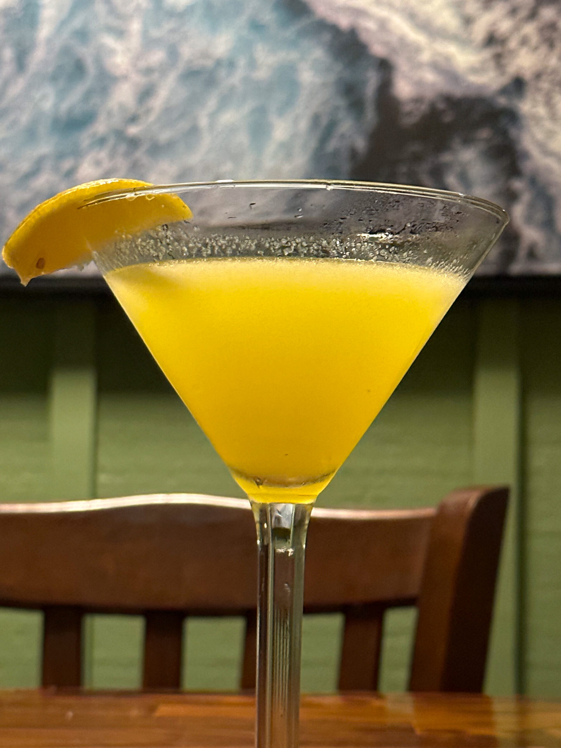 Lilikoi Lemon Martini the Bistro in Kilauea
