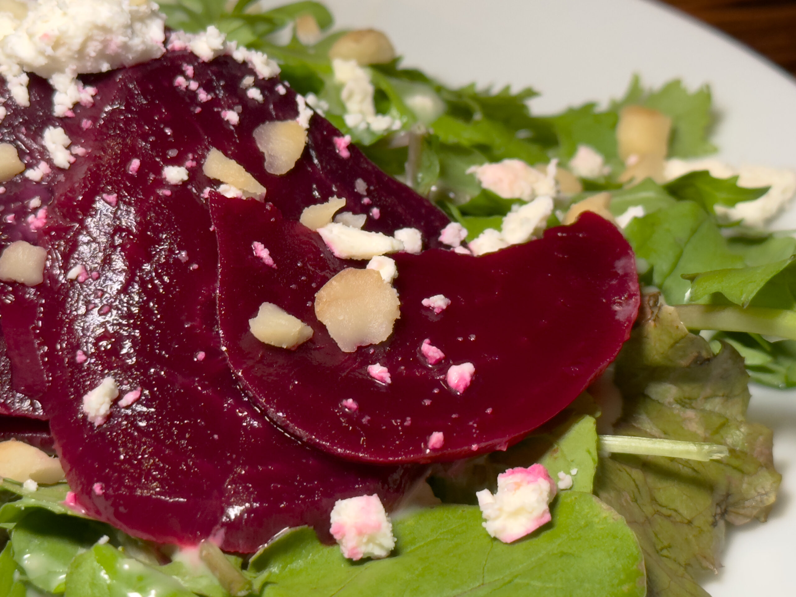 Fresh Beets Salad the Bistro in Kilauea