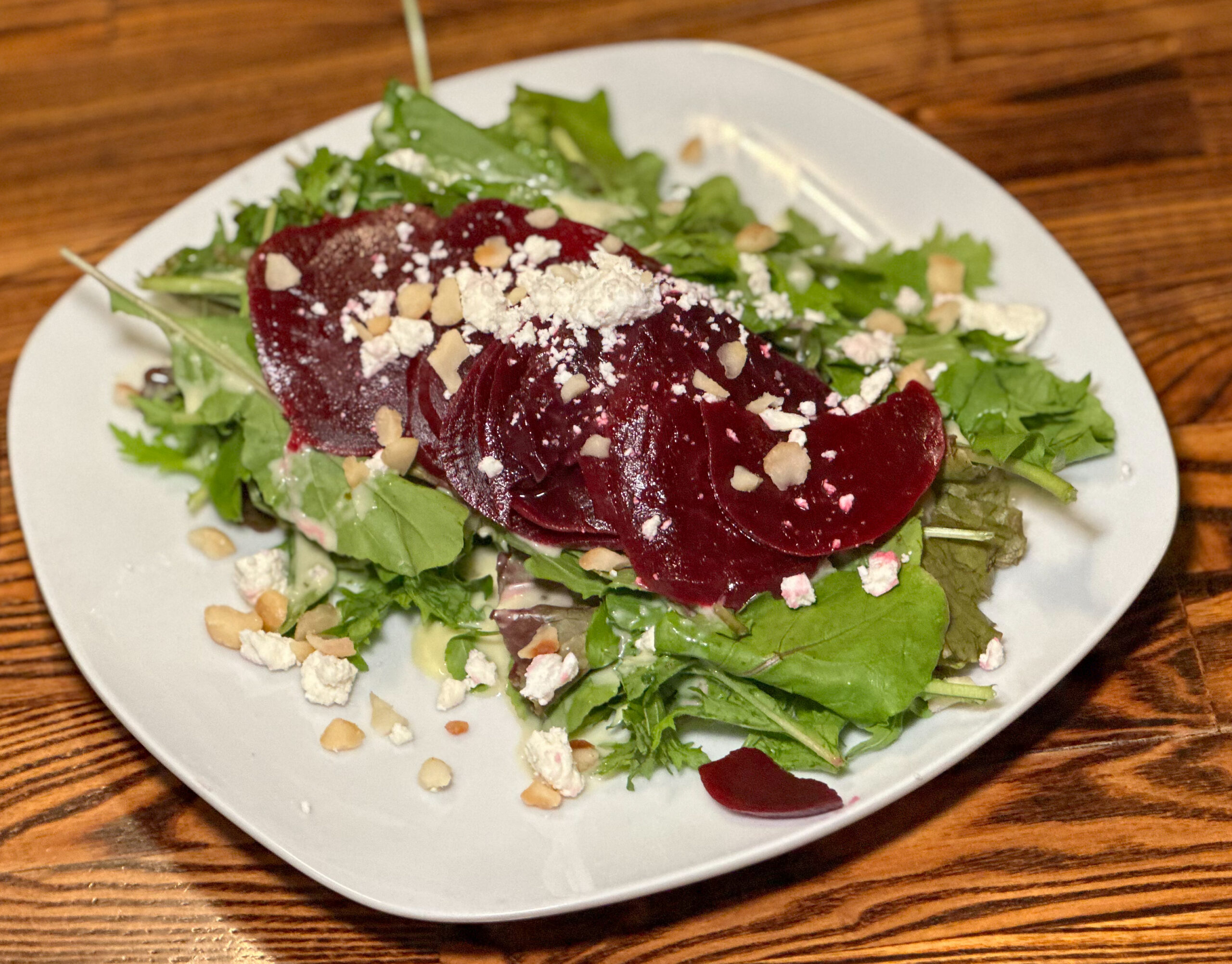Fresh Beets Salad the Bistro in Kilauea