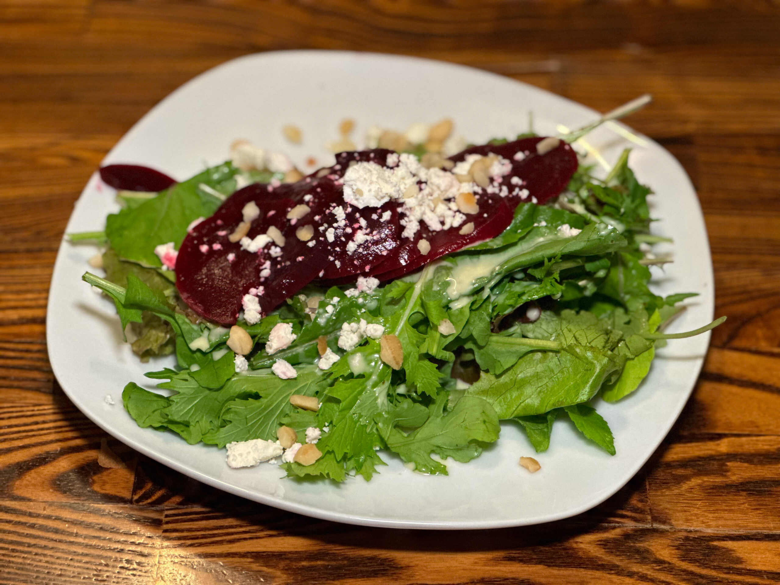 Fresh Beets Salad the Bistro in Kilauea