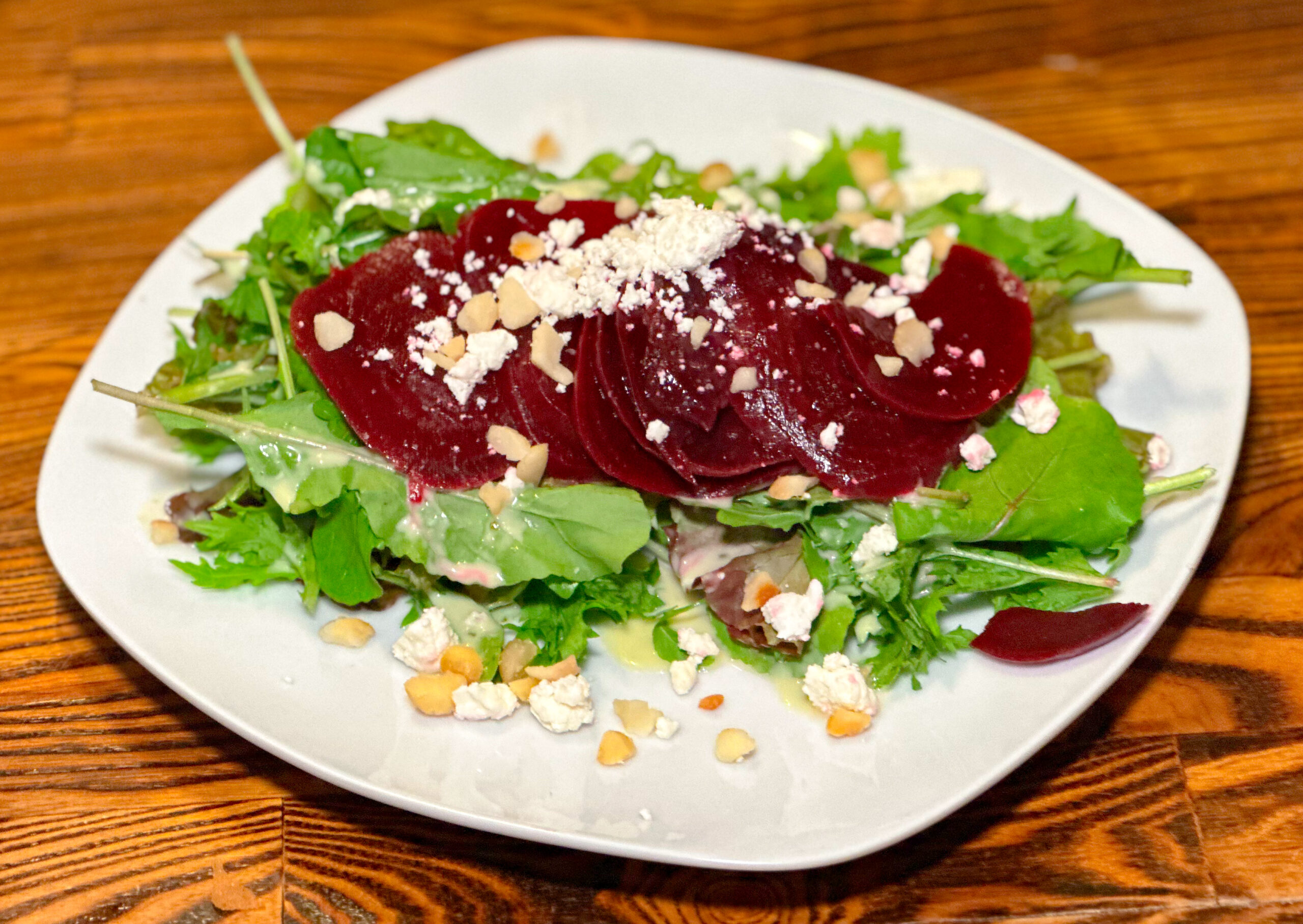 Fresh Beets Salad the Bistro in Kilauea