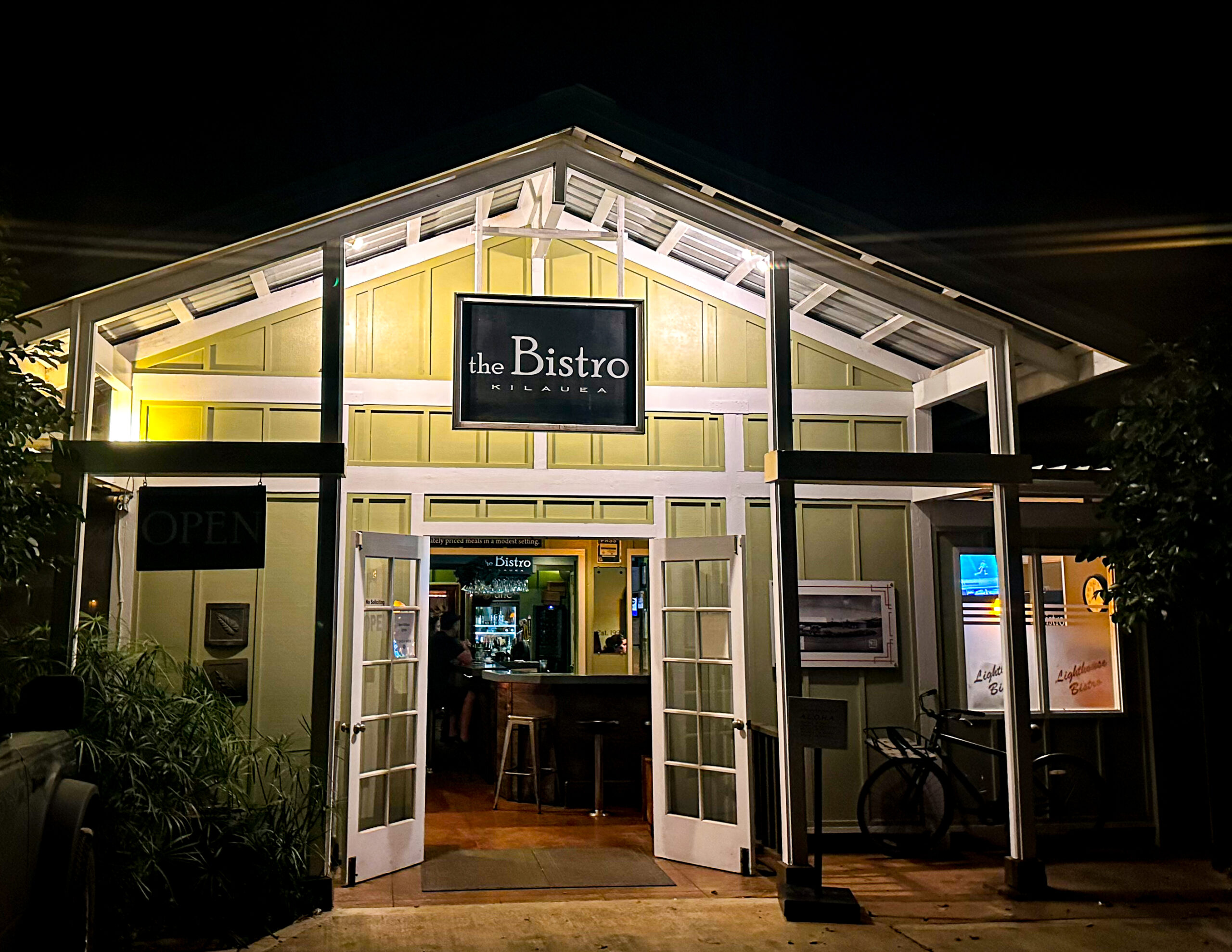 The Bistro in Kilauea on the Island of Kauai