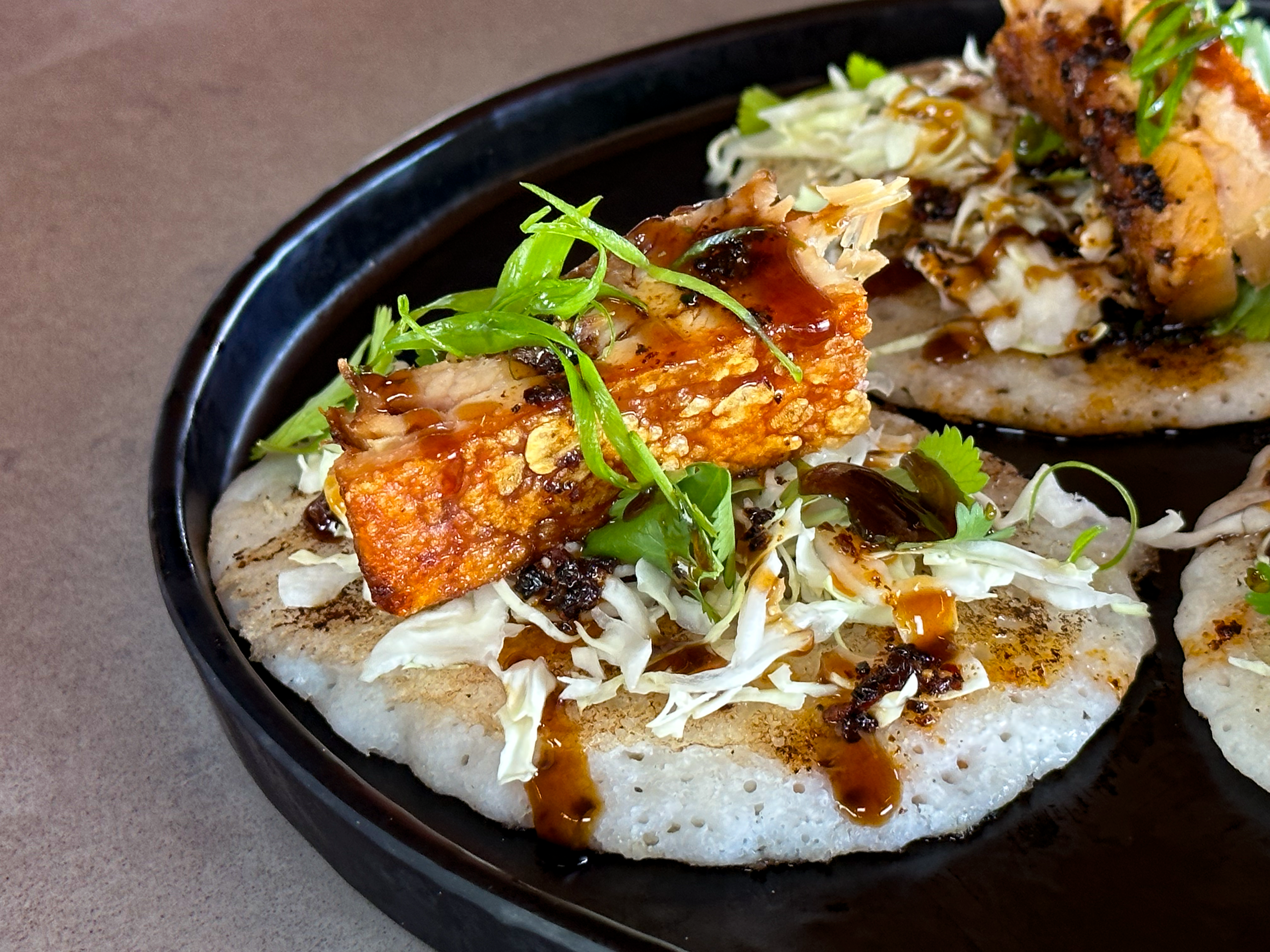 Pork Belly Pupu at Friendly Waves Kauai 