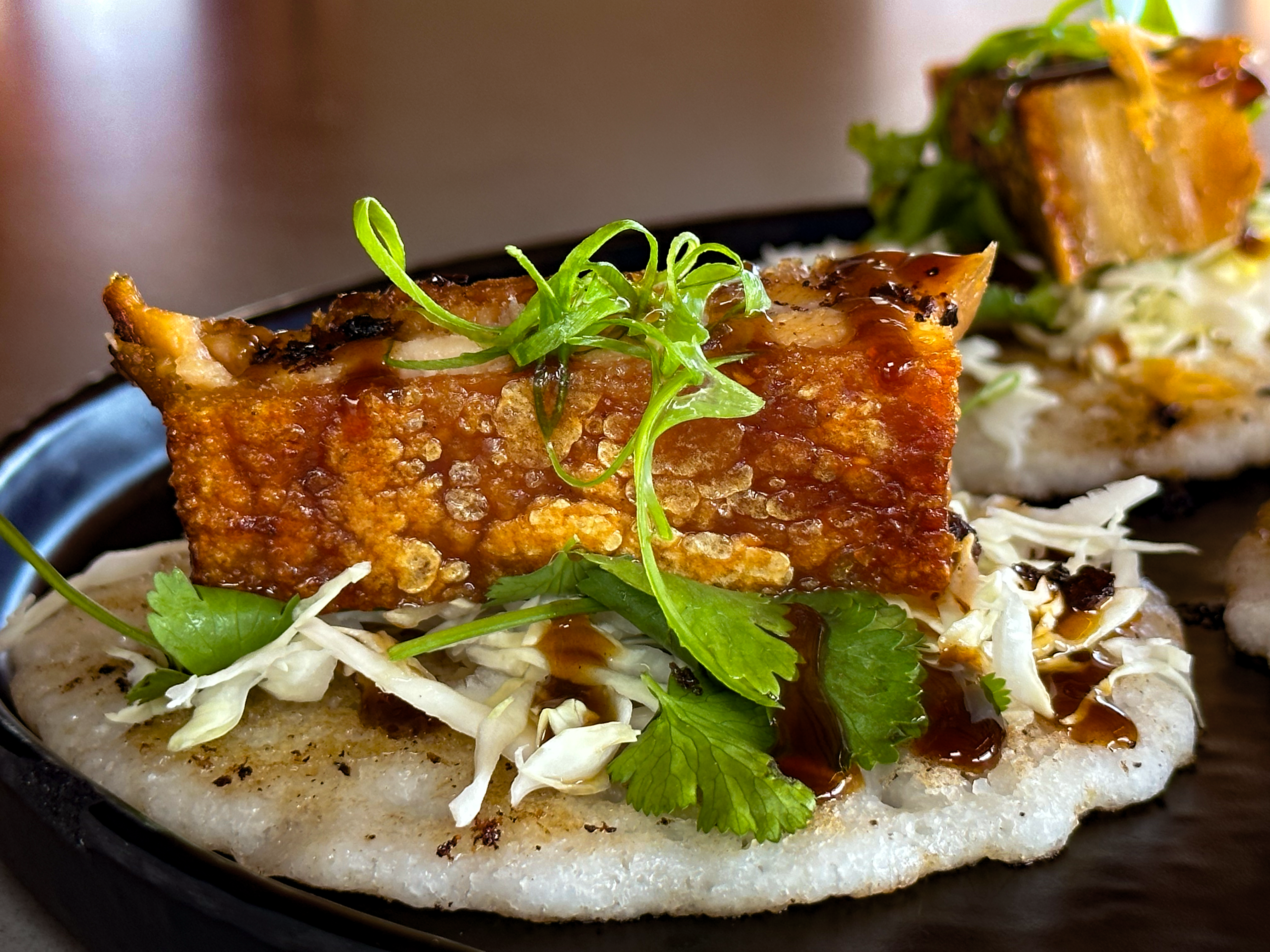Pork Belly Pupu at Friendly Waves Kauai 