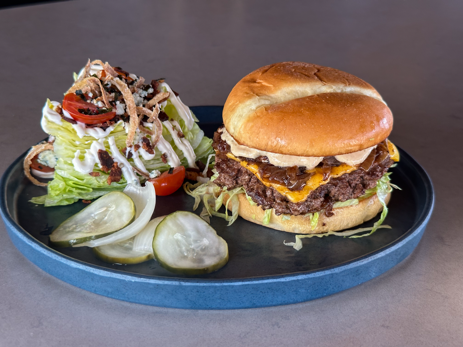 OG Burger at Friendly Waves Kauai 