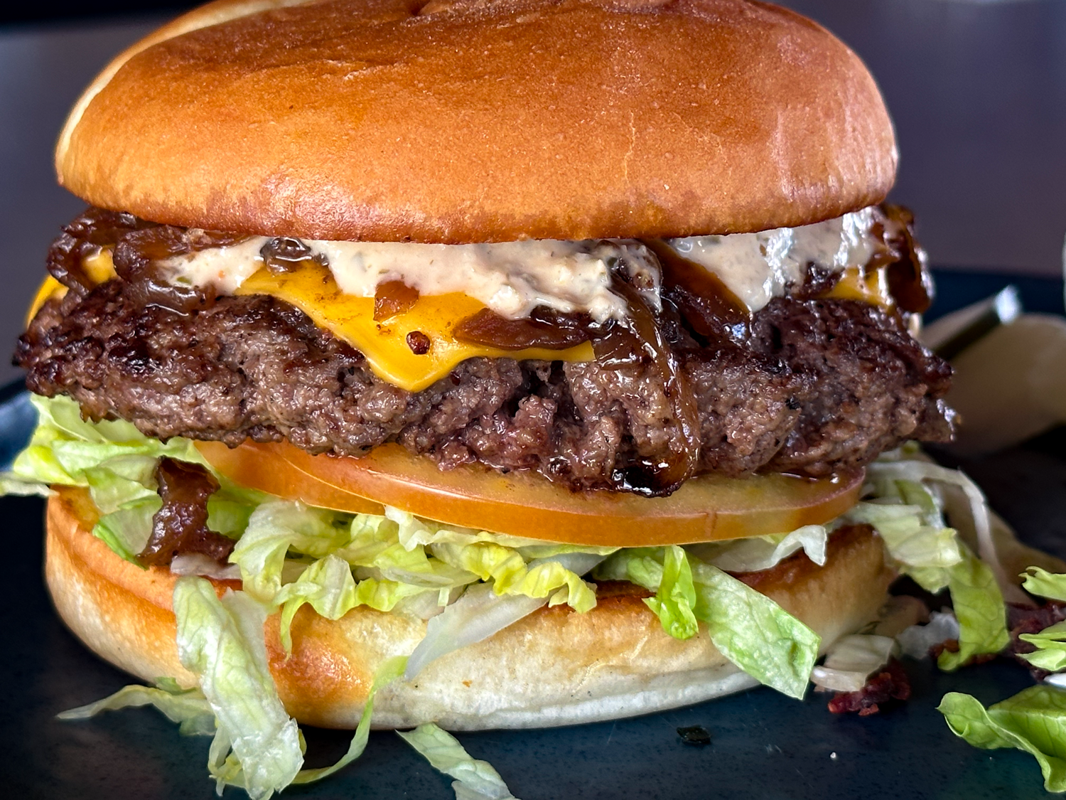 OG Burger at Friendly Waves Kauai 